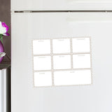 Chevron Pattern Magnetic Planner