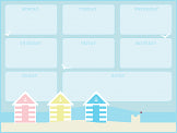 British Seaside Magnetic Planner