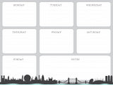 London Skyline Magnetic Planner