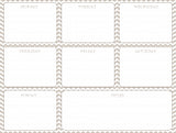 Chevron Pattern Magnetic Planner