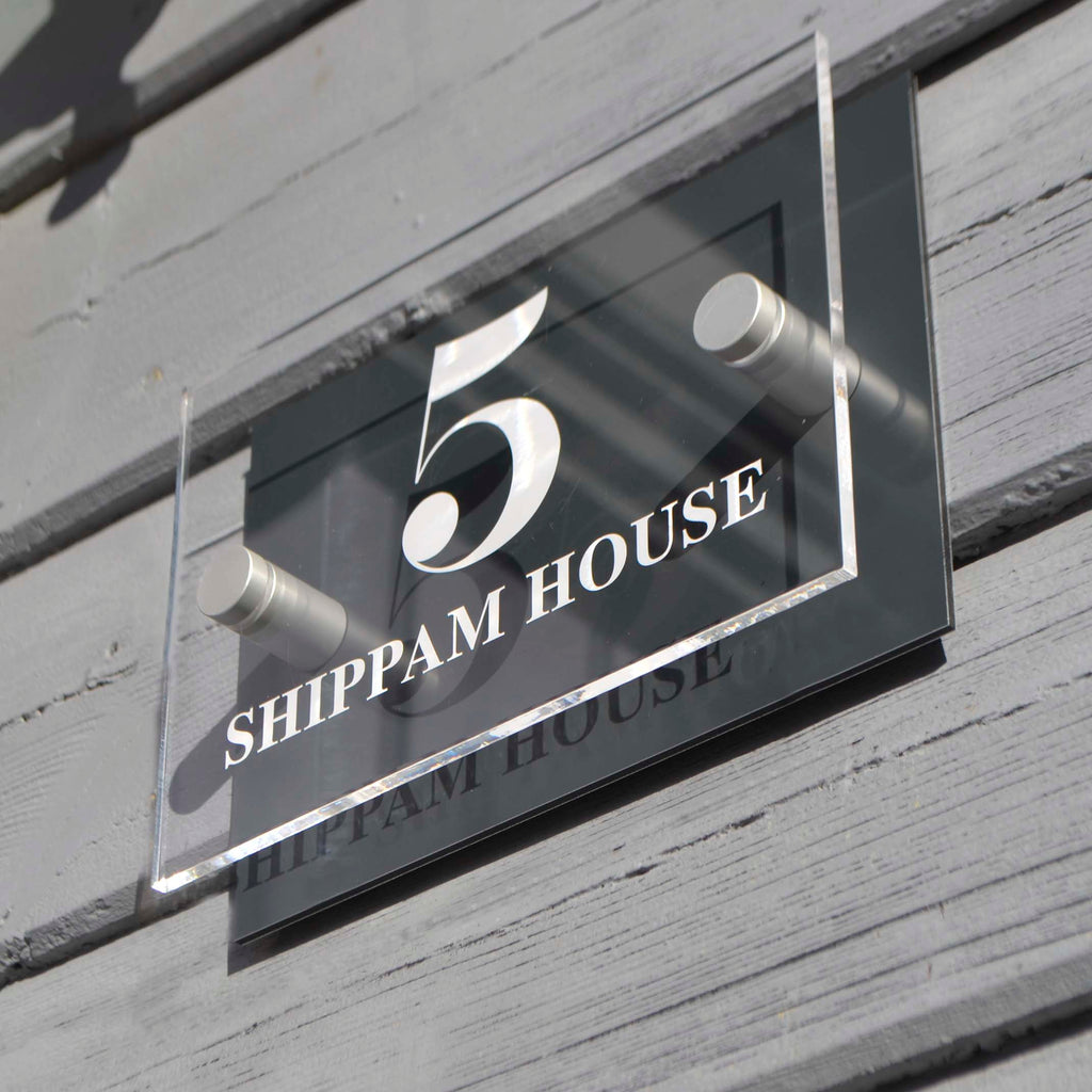 Shaped Acrylic House Signs
