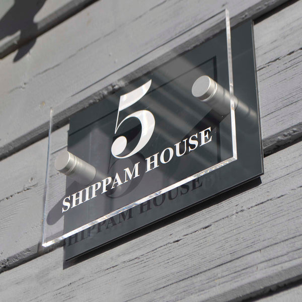 Shaped Acrylic House Signs