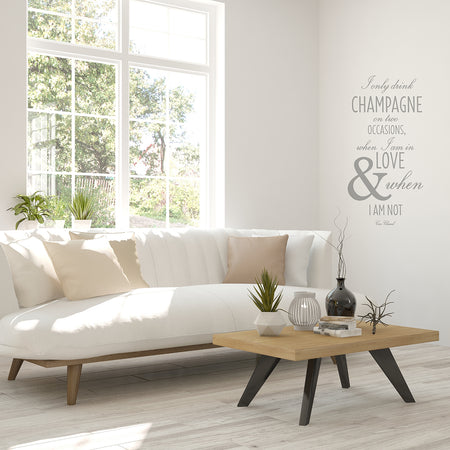 'I Am Selfish'  Quote Wall Sticker