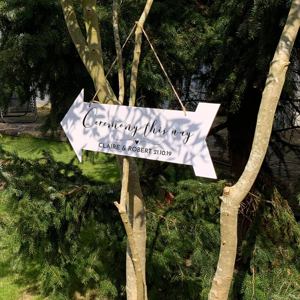 Personalised Wedding signs