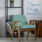 Classy & Fabulous Quote Wall Sticker