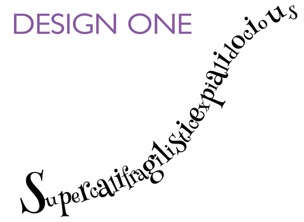 'Supercalifragilisticexpialidocious' Wall Sticker