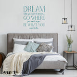 'Dream what you want' Design two Wall Sticker