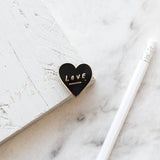 Love Heart Enamel Pin
