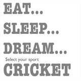 Eat Sleep Dream Wall Sticker