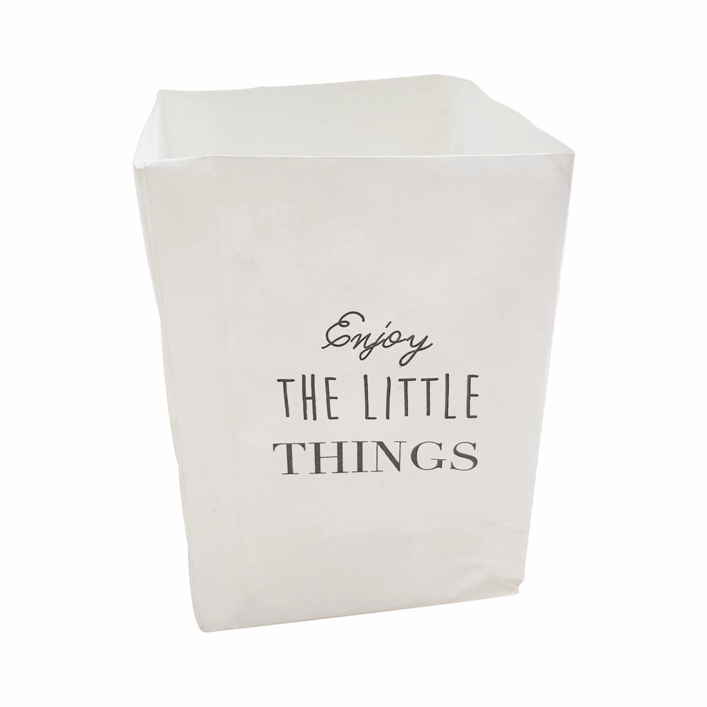 ‘Enjoy the Little Things’ Mini Poetry Light