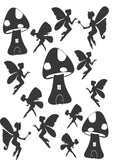 Fairy Houses Mini Wall Stickers