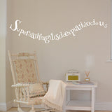 'Supercalifragilisticexpialidocious' Wall Sticker