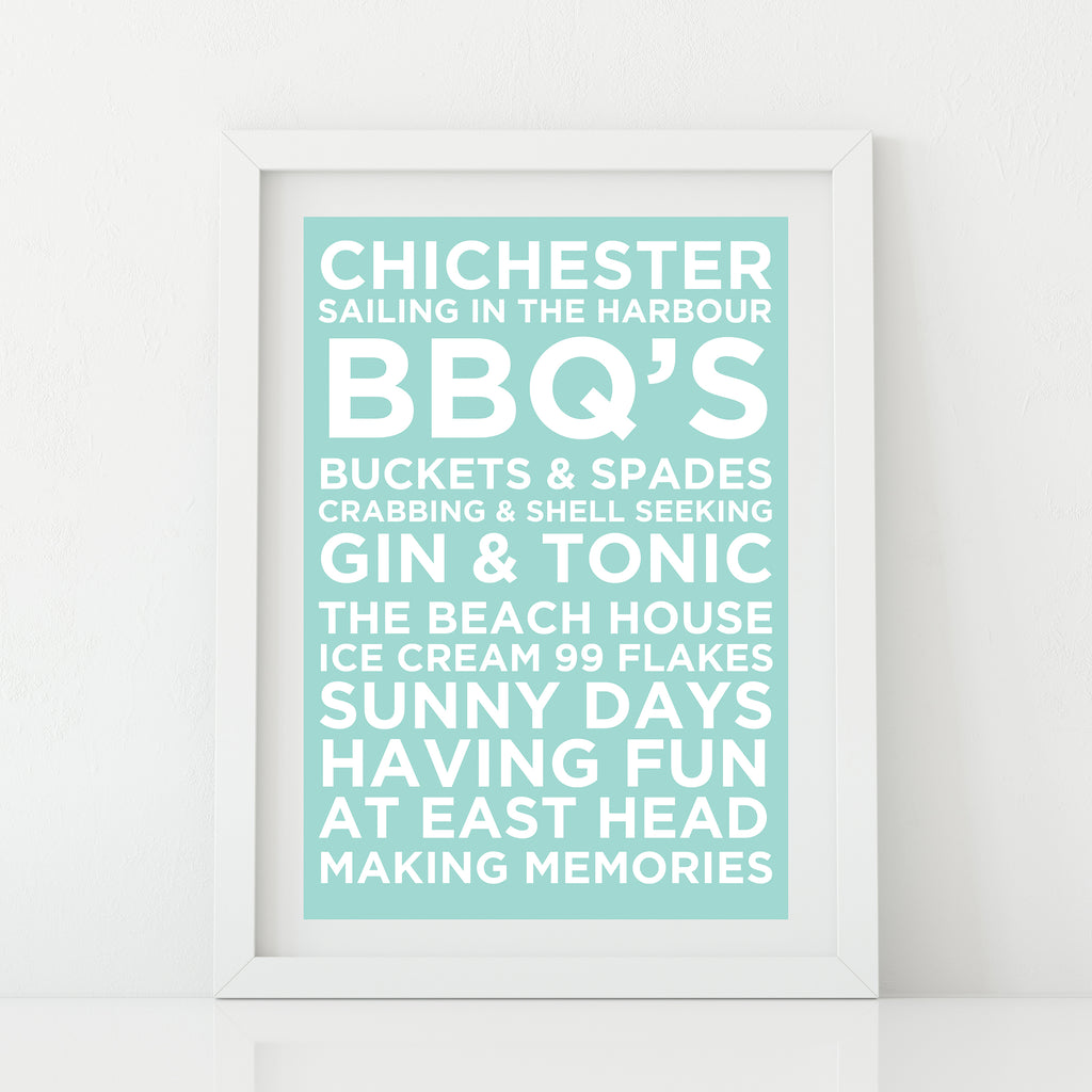 'My Favourite Things' Personalised Print