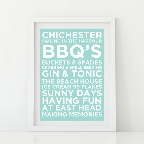 'My Favourite Things' Personalised Print