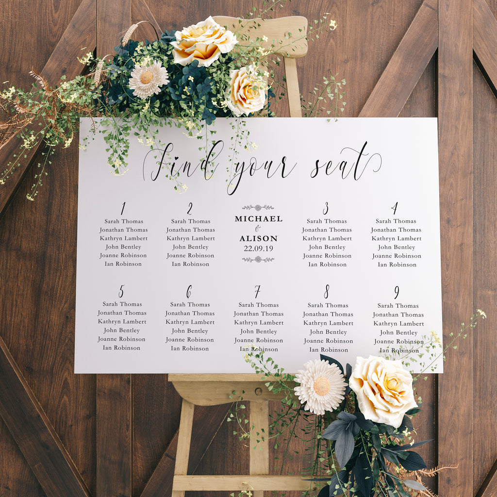 Wedding Seating Plan