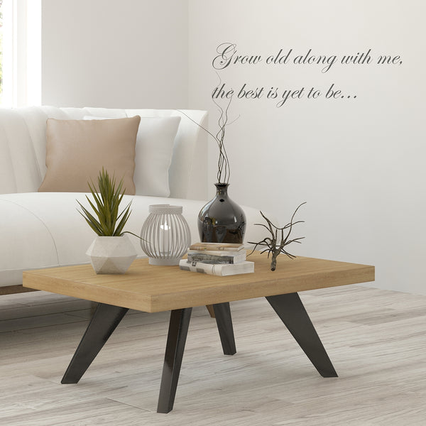 'Grow Old Along with Me' Wall Sticker