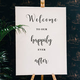 Welcome Wedding sign