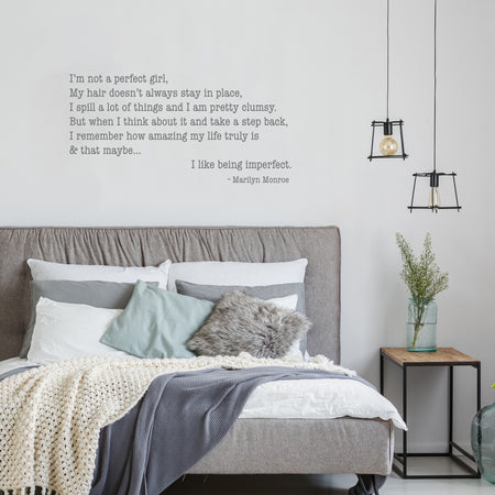 'Dream what you want' Design two Wall Sticker