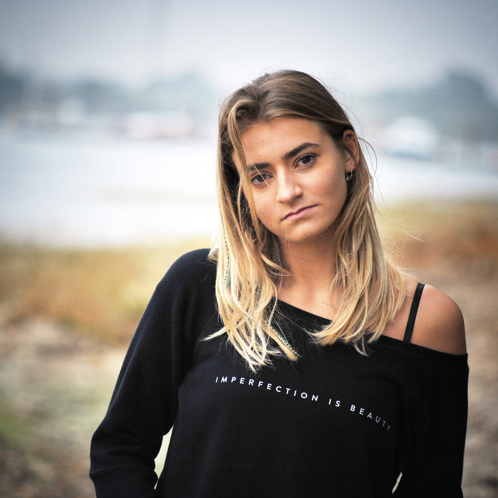'Imperfection is Beauty' Slouchy Sweatshirt