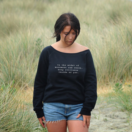 'In the Midst of Chaos' Long Sleeve Flowy Tee