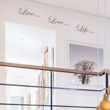 'Live Love Life' Wall Sticker