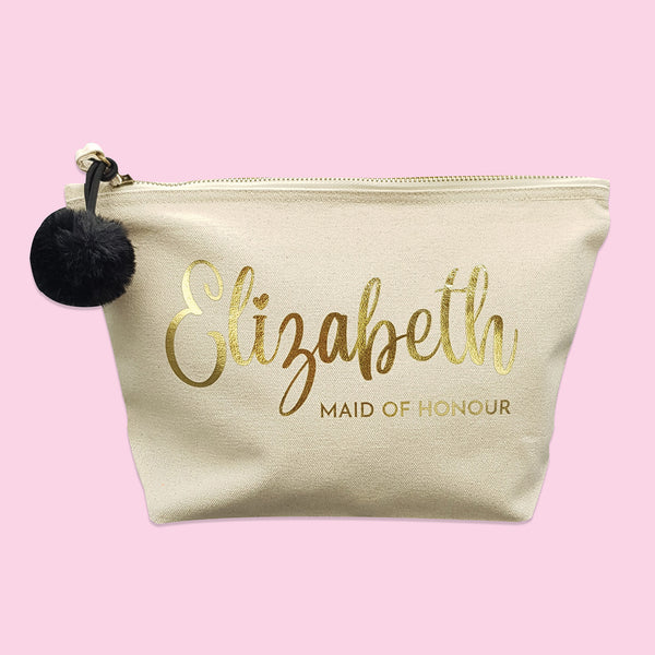 Personalised Hen Do make up bag
