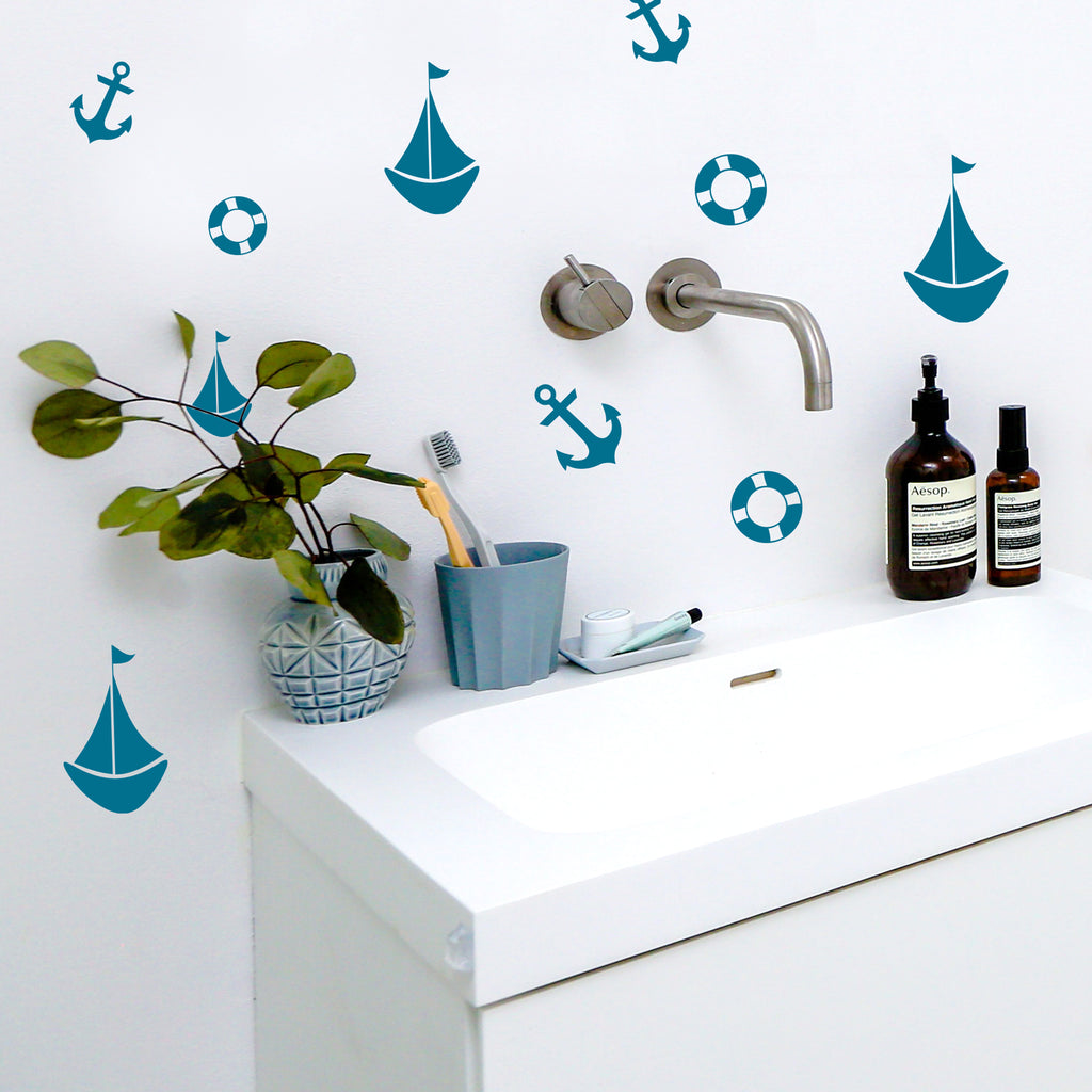 Sailing Boat Mini Wall Stickers