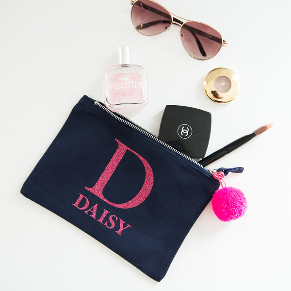 Monogram make up bag