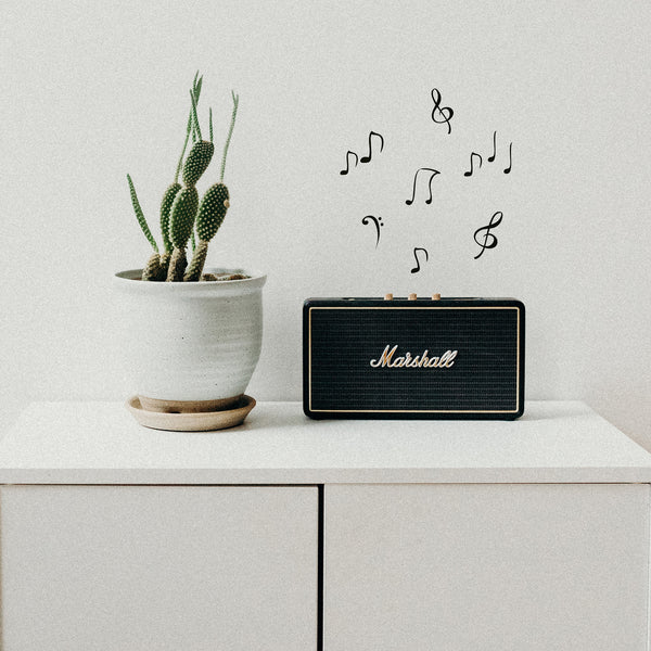 Mini Music Note Wall Stickers
