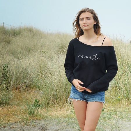 'Namaste' Short Sleeve fitted Tee