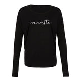 'Namaste' Long Sleeve Flowy Tee