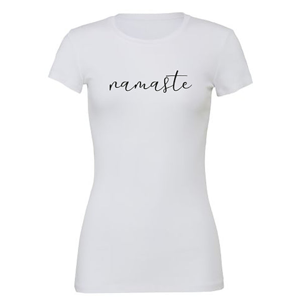 'Namaste' Short Sleeve fitted Tee