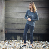 'Namaste' Long Sleeve Flowy Tee