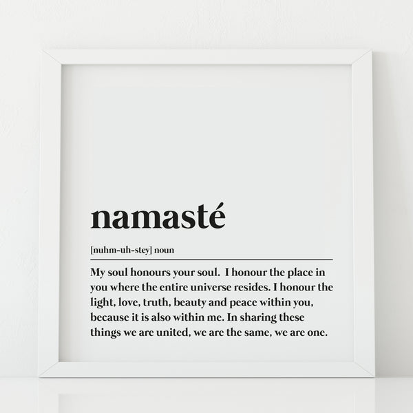 Namasté print