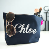Personalised Flat base make up bag