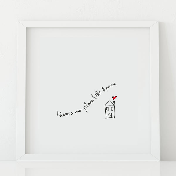 'There's no place like home' print