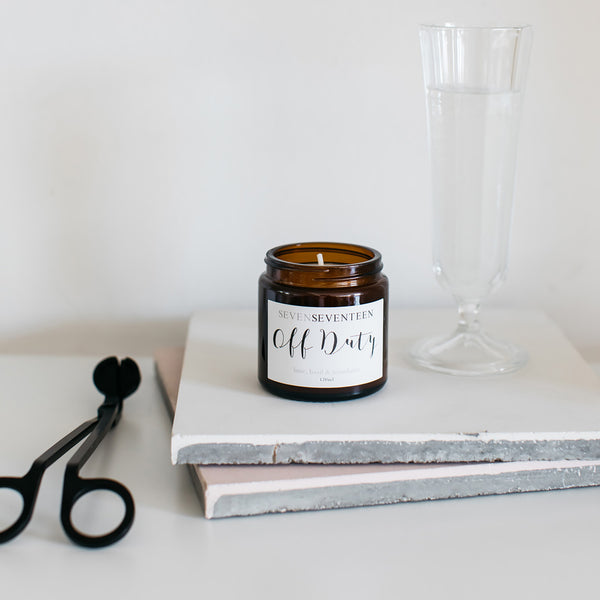 'Off Duty' Lime, Basil and Mandarin Candle