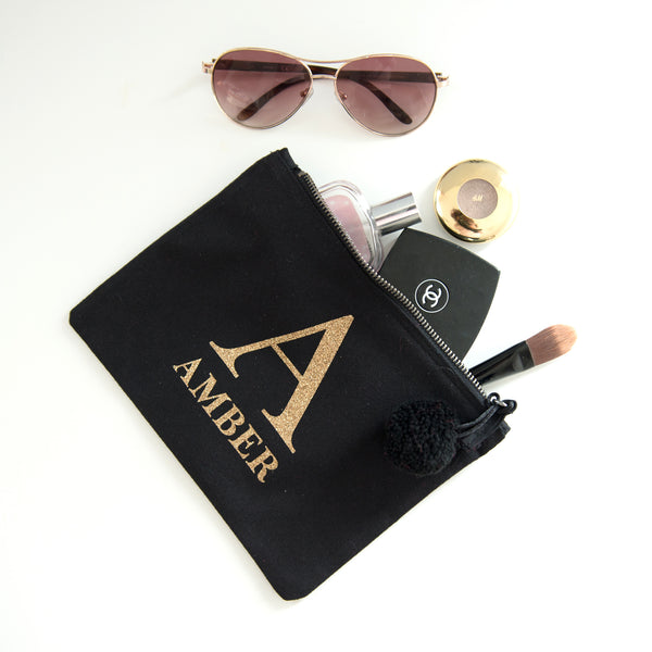 Monogram make up bag