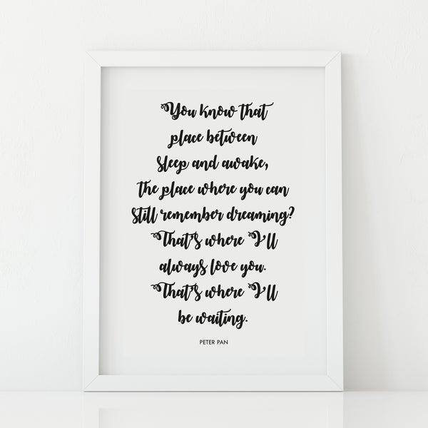 'I'll be waiting' Print