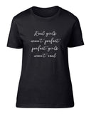 'Real Girls...' Short Sleeve fitted Tee