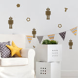 Mini Robot Wall Stickers