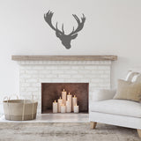 Stag Head Wall Sticker