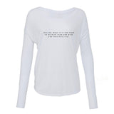 'Tell Me' Long Sleeved Flowy Tee