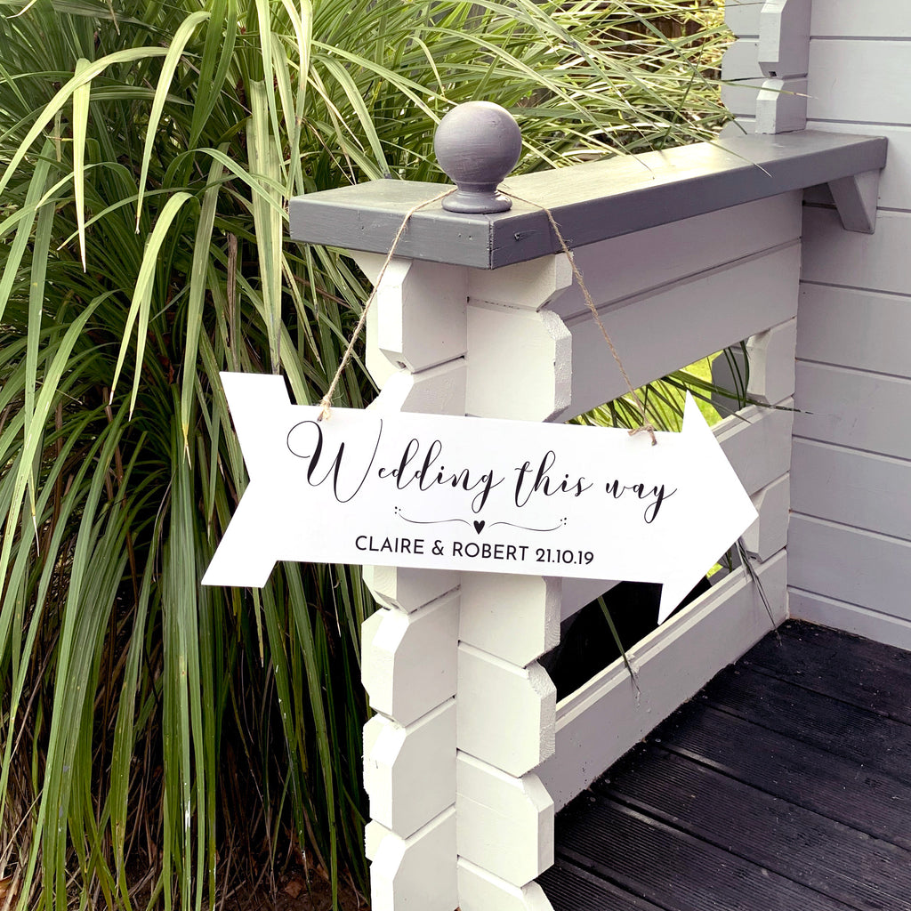 Personalised Wedding signs