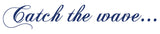 'Catch the Wave' Wall Sticker