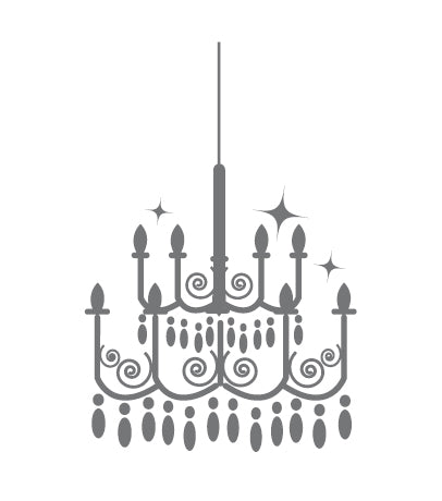 'Chandelier' Wall Sticker