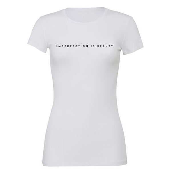 'Imperfection is Beauty' Short Sleeve fitted Tee