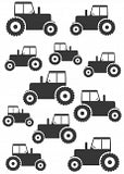 Mini Tractor Wall Stickers