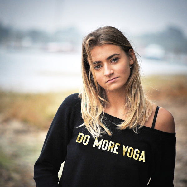 'Do More Yoga' Slouchy Sweatshirt