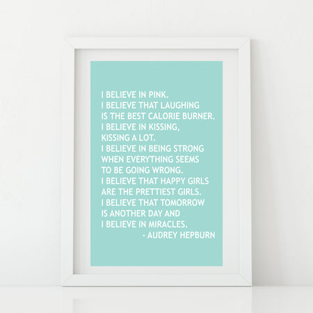 'Imperfection is beauty' Print